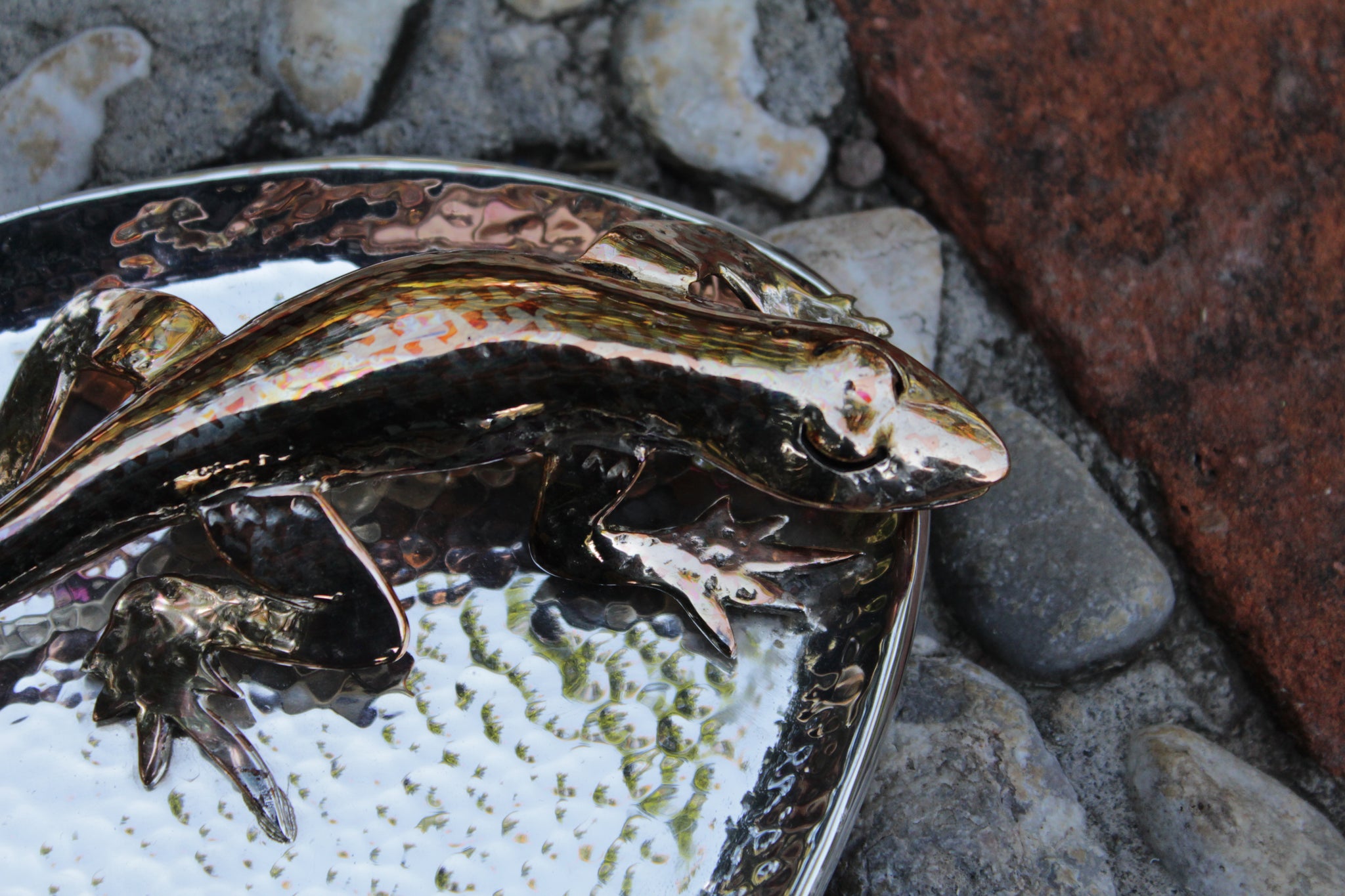 Pure silver and porcelain by special order – EmiliaCastilloJewelry