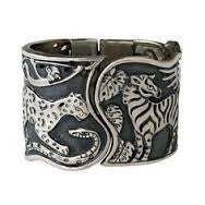 STERLING SILVER JUNGLE CUFF