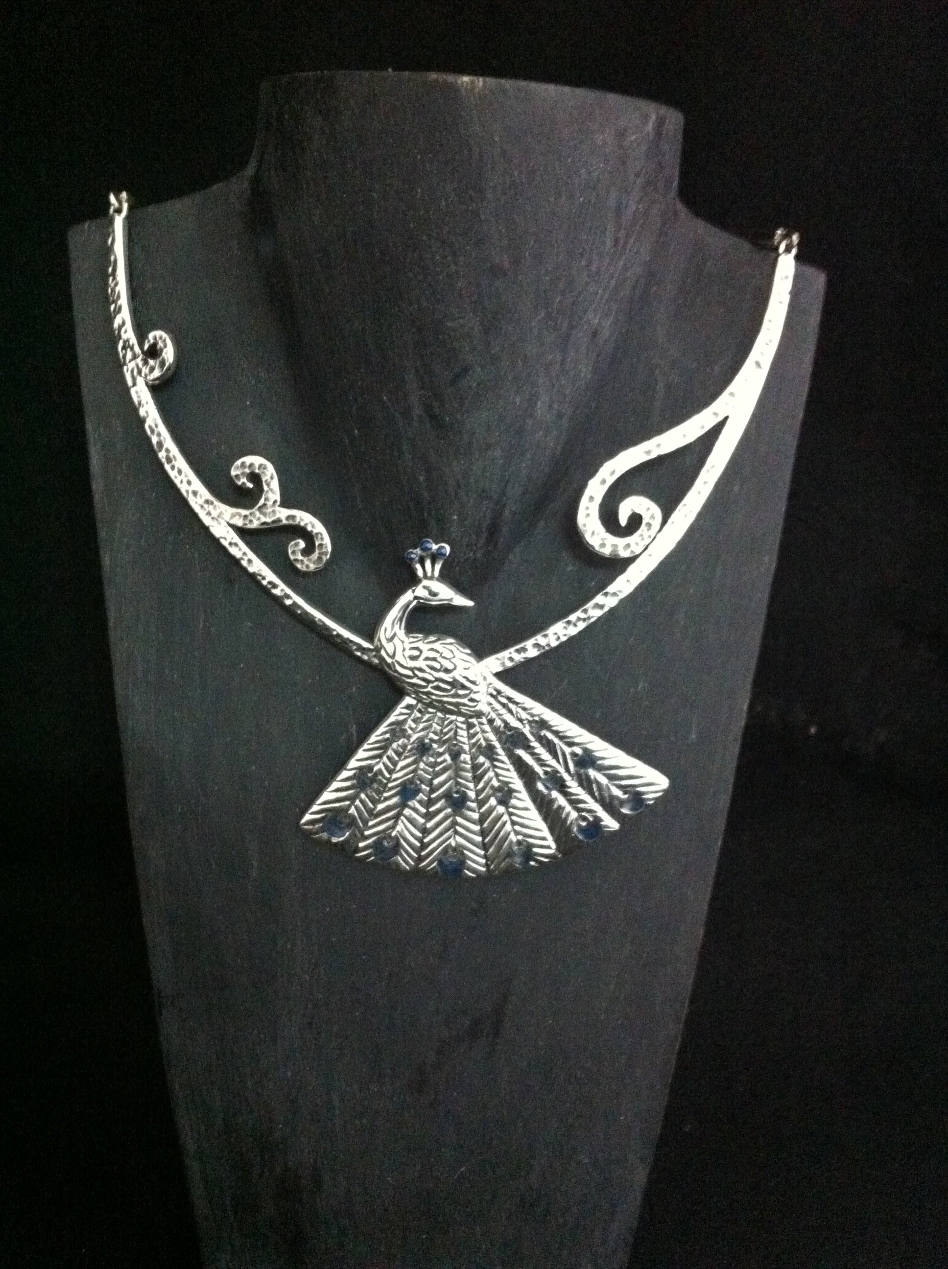 LARGE PEACOCK NECKLACE