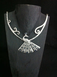 LARGE PEACOCK NECKLACE