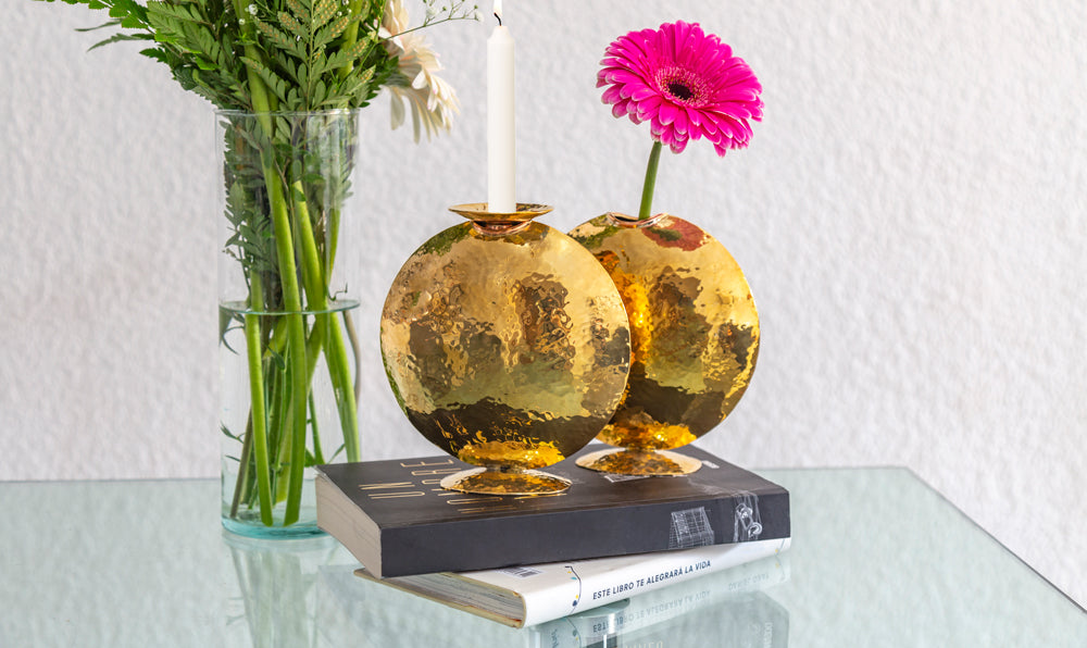 CANDLE HOLDER AND FLOWER VASE